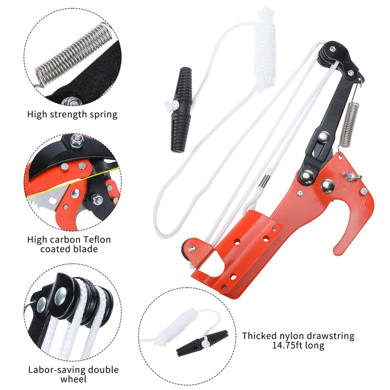 SanSanYa Tree Pruner Shears Head Garden Tree Pruning Saw and
