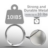 Czkonore 60 pieces key rings, 3 sizes (30 mm, 25