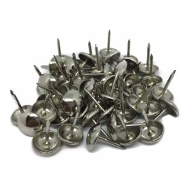 LIZOFERTAS Clavo Decorativo Para Tapicería Niquel 12 X 17 Mm 500 Pzs