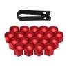 Shiwaki 20pcs 21mm Nut Caps with Removal Tool Wheel Nut
