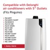 SPARES2GO Hose Pipe PVC Duct Extension Kit Compatible with Delonghi