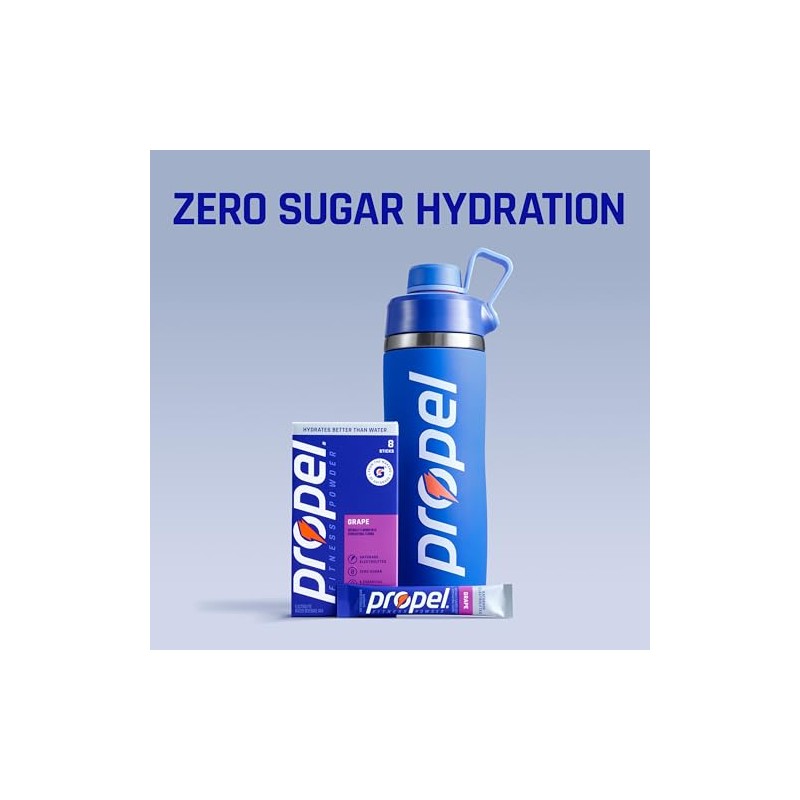 Propel Electrolyte Powder Drink Mix, Berry - Zero Sugar Hydration