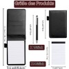 Cptoion 6 Piece Mini Notepad Set, Notepad A7 Set Includes