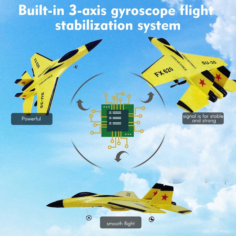 RC Airplane 2.4GHz RC Plane Gliding SU-35 Aircraft Model EPP