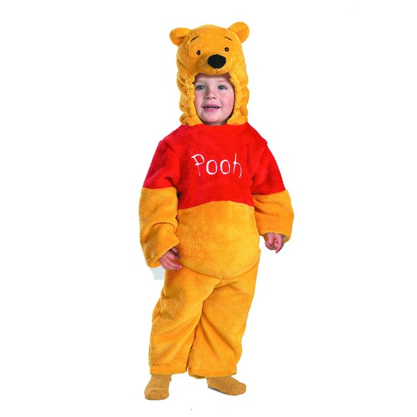 Disguise Winnie The Pooh Deluxe 2-Sided Plush Jumpsuit Costume -