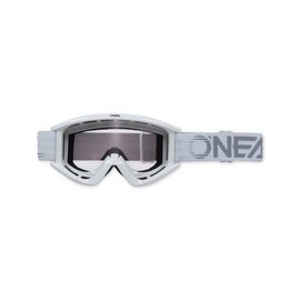 O'NEAL Motocross Goggles Cycling Glasses Men Women B-Zero Goggle I MX MTB DH FR I Motorcycle Goggles 100% UV Protection I Impact & Scratch-Resistant Glass I White I Size One Size