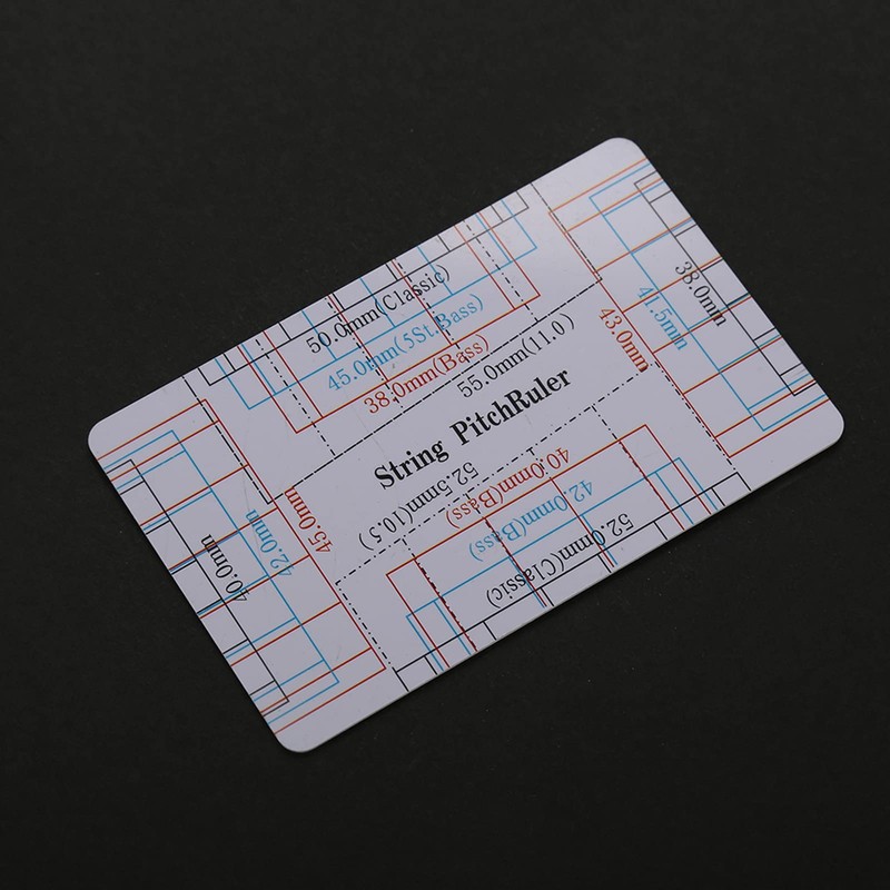 String Spacing Ruler Guitar Fritz String Action Gaugee Plastic 2