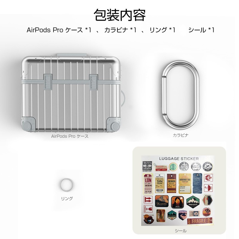 V-MORO Airpods Pro 2nd Generation Case for AirPods Pro (2022/2019),