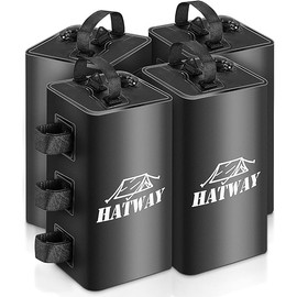 Canopy Water Weight Bag,88 LBS Water Tent Weights Set of 4 Leg Weights for Pop Up Canopy,Gazebo,Canopies,Tent-4 * 10L-Black