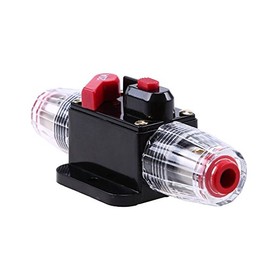 RVCAZON STETION Car Audio 80 Amp Resettable Fuse Circuit Breaker Car Protect for Audio System Fuse 12-24V DC for Car Audio Amps Overload Protection Fuse (80A)