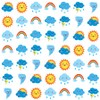 900 Mini Weather 10mm Spot Reward Stickers for Teachers and