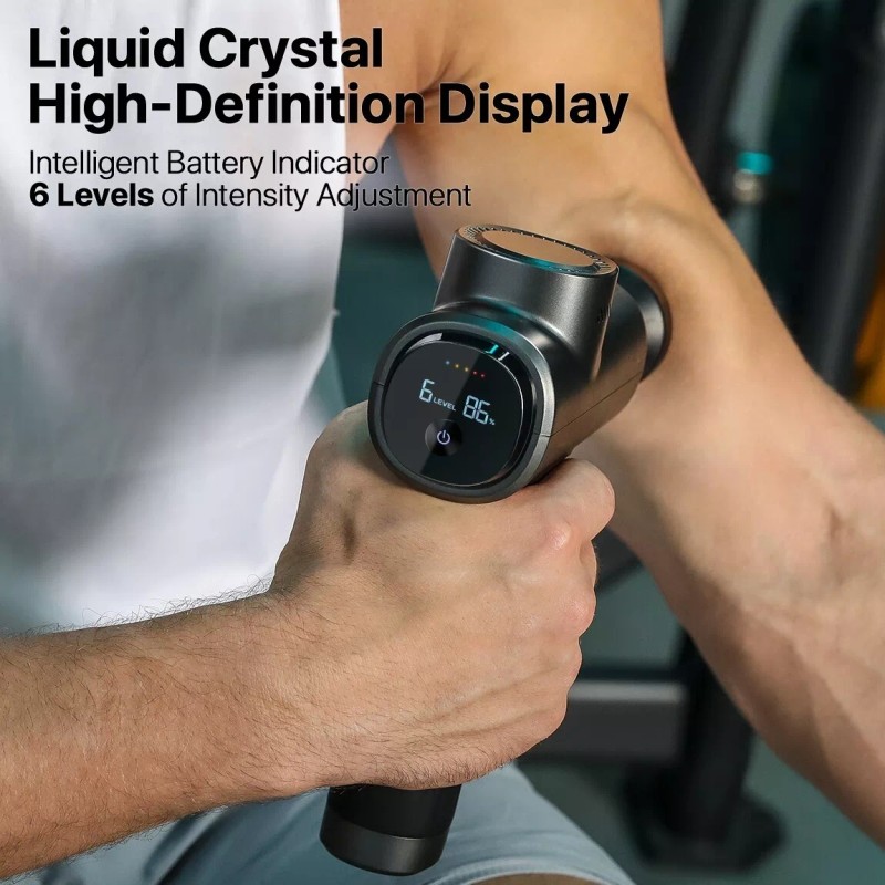 ALLJOY Massage Gun Deep Tissue Muscle Massager 6 Speed with