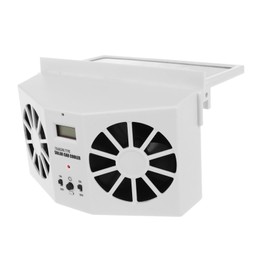 PACKOVE Lar-Powered Car Window Ventilation Solar Fan for Car Efficient Air Circulation Window Fans Car Exhaust f