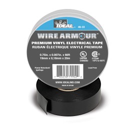 IDEAL INDUSTRIES INC. 46-33 Black 7 Mil Wire Armour UL Listed 3/4 in. Professional Vinyl Black Electrical Tape