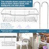 Velarionna Shower Caddy Hanging, Stainless Steel Showers Organizer Rack with