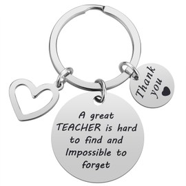 iWenSheng Teacher Christmas Gifts for Women - Teacher Valentine’s Day Appreciation Gifts for Teacher, 3PCS Teacher Keychain