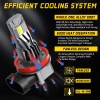 AUIMSOCO H11 H9 H8 LED Headlight Kit Low Beam Bulb