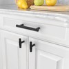 Amerdeco Pack of 10 T-Bar Furniture Knobs Black Cabinet Knobs
