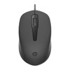 HP Mouse con Cable 150, Almbrico, Universal, Negro (240J6AA)