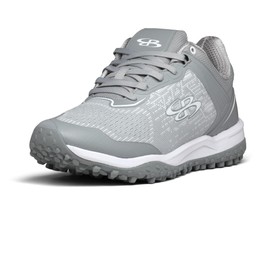 Boombah Viper Pureknit Men's Turf - Status - Gray/White - Size 10