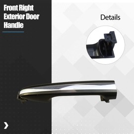 KMBNTU Front Right Exterior Door Handle Compatible with Toyota Avalon 2013 2014 2015 2016 2017 2018