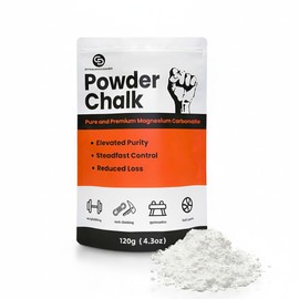DYNAMICCOMBO Premium Sports Chalk Powder, Ultra-Fine & Resealable Bag, 120g