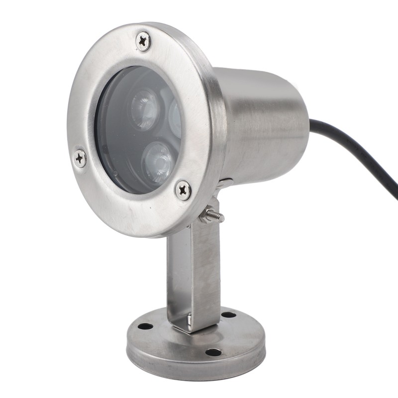 Pond Light 3W LED Stainless Steel IP68 Waterproof Energy Saving