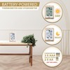 Indoor Outdoor Thermometer Wireless Weather Station, Temperature Humidity Monitor Battery