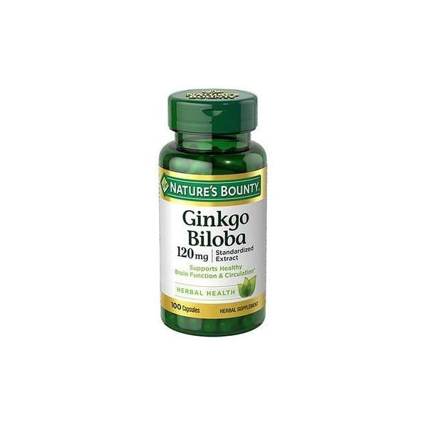 Nature's Bounty Ginkgo Biloba 120 mg 100 ea