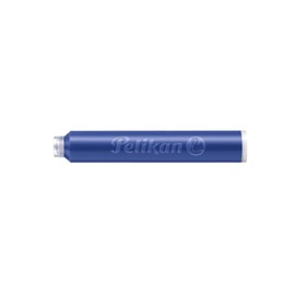 Pelikan 4001 TP/6 Ink Cartridges for Fountain Pens, Royal Blue, 0.8ml (330795)