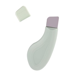 Tinoaly Silicone Nose & Face Blackhead Remover, Deep Clean Skin Pore Spatula, Green, Silicone & ABS, 9.6x3.8x1.21cm/3.78x1.5x0.48inch, 1 Count