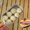 Aluminum Lunch Box Folding Handle Portable Stainless Steel Light Weight