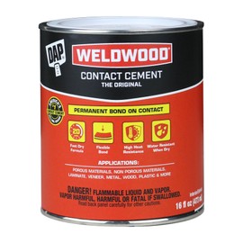 DAP Weldwood Original Contact Cement, Tan, 16 Oz (7079800271)