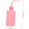 FOMIYES Botella de Limpieza para Pestañas 250ml Medidor, Material Abs