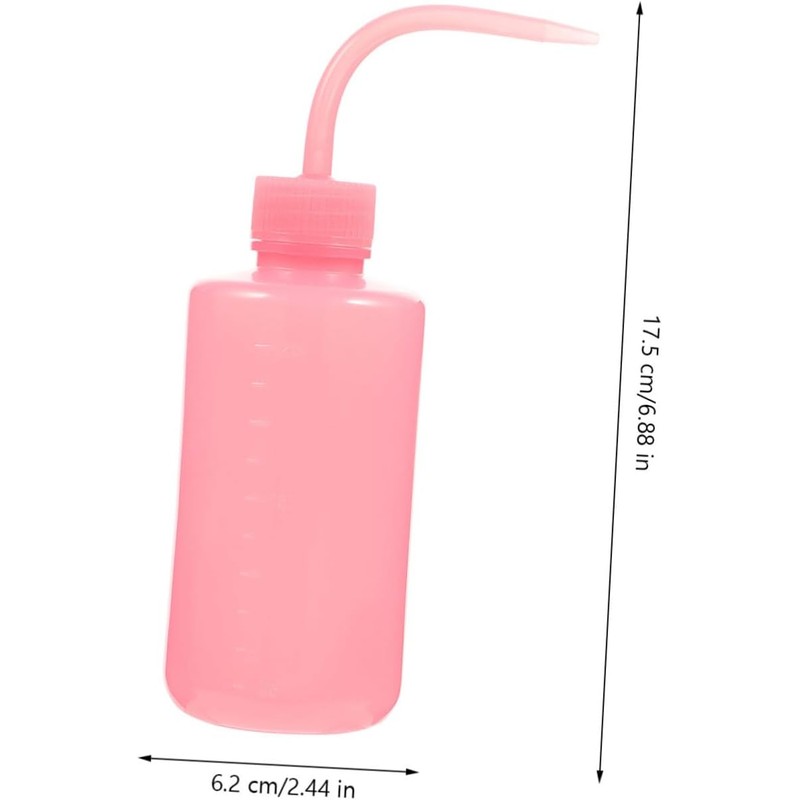 FOMIYES Botella de Limpieza para Pestañas 250ml Medidor, Material Abs