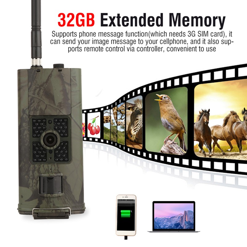 1080P HD Trail Outdoor Wildlife Waterproof Infrared Night Vision Hunting