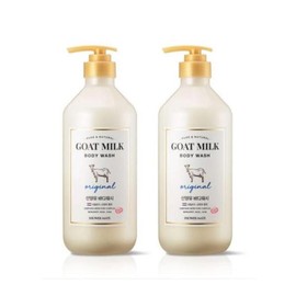 Aekyung 애경 샤워메이트 산양유 바디워시 오리지널 800ml X 2 Aekyung Shower Mate Goat Milk Body Wash Original 800ml x 2
