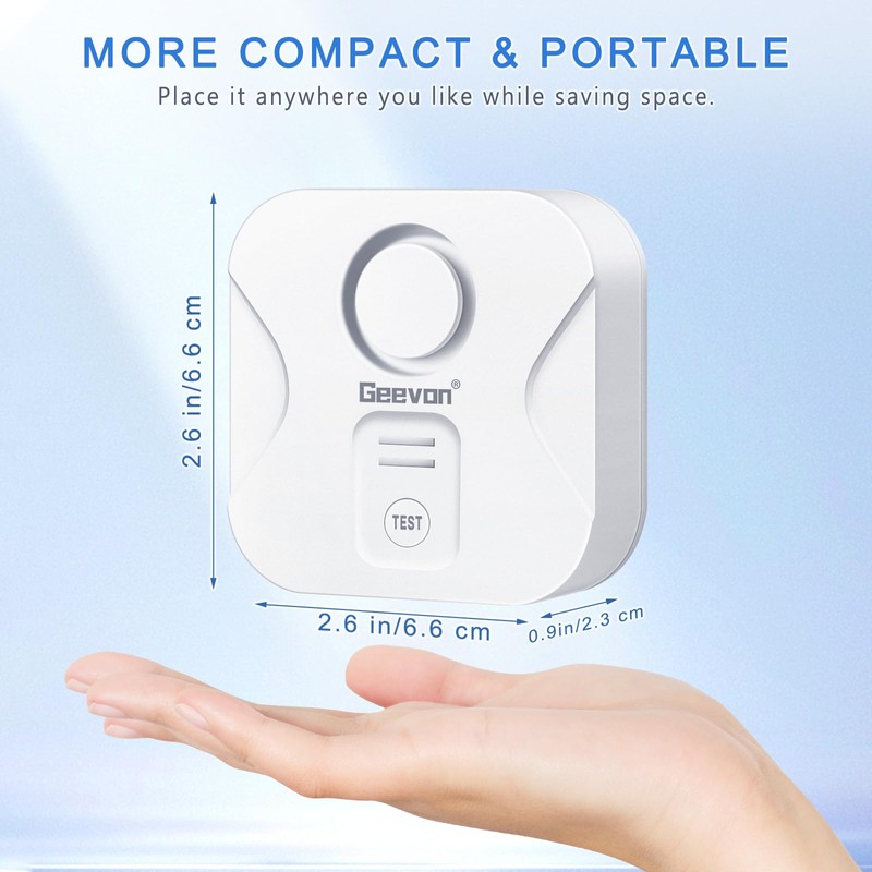 Geevon 10 Pack Water Leak Detectors for Home, 100dB Loud