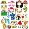 LaVenty Hawaiian Party Photo Booth Props Hawaiian Photo Booth props