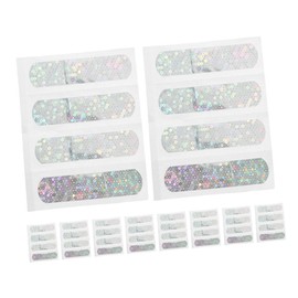 Mipcase 50pcs Glitter for Boy Girl Decorative Wraps Flexible Self- Eye-catching Glitter Design for Use