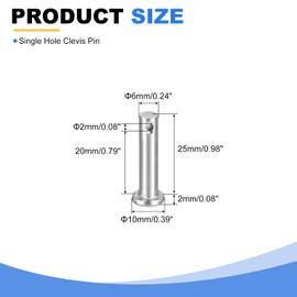 QUARKZMAN Pack of 12 1/4" x 1" Single Hole Cotter Pins, 304 Stainless Steel Flat Head Cotter Pin for Trailer Latches, Mechanics Repair, Furniture Installation, Industrial Plants