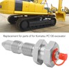 Excavator Grease Valve Stainless Steel Accessory Replacement Part for Komatsu