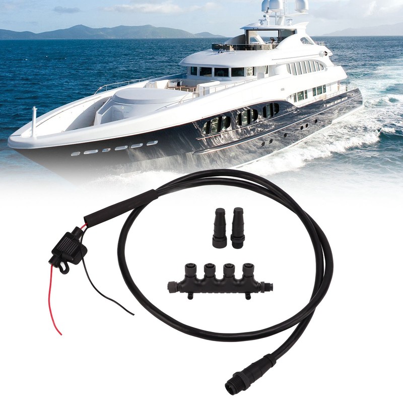 for NMEA 2000 Male Backbone Cable IP67 Waterproof 5 Pin