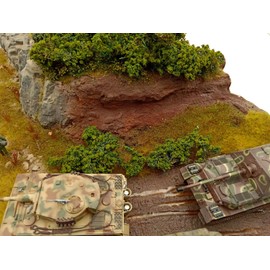 DIY Miniature Shrubs Bushes Foliage Terrain Model Kit Sand Table Simulation Landscape War Gaming Terrain Decoration Railroad Scenery War Gaming Scenery