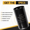 Seentech 105-126 uf/MFD 220-250 VAC Motor Start Capacitor Universal Fit