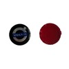 Glossy 3D Logo Car Sticker KeyFob Badge Shinny Button Emblem