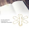Pack of 100 Paper Clips, Cute Flower and Arrow Design