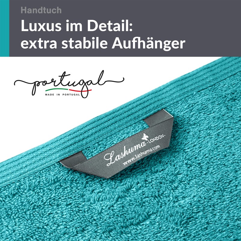 Lashuma Absorbent Terry Towelling Towel 50 x 100 cm Green