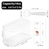 Plastic Dessert Cups with Lids and Sporks,Stickers,Tiramisu Containers,Cookie Containers,Clear Food