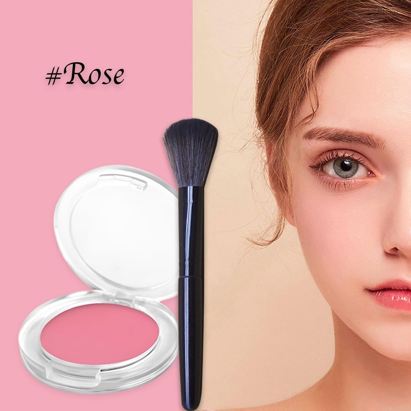 Blushers for Cheeks Make up Blusher, Rose Pink Powder Blushes,
